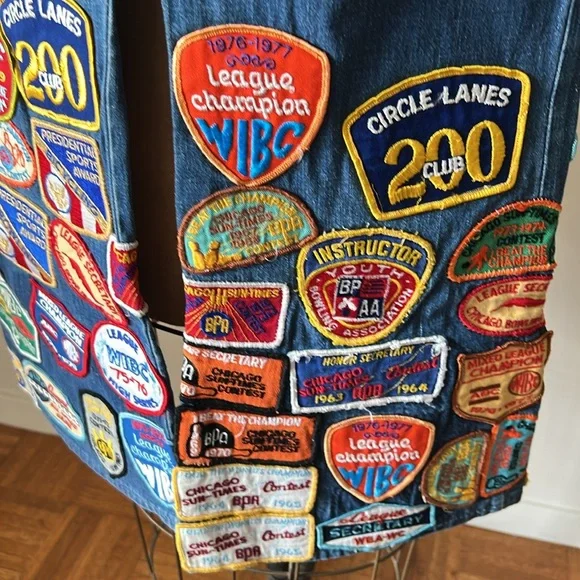 1960’s-1970’s Rare Vintage Patch Jeans - Picture 16 of 17